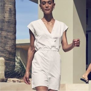 Athleta Marlon white small romper